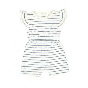 NEW TUN TUN girl's ruffle romper in blue
